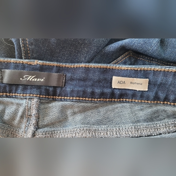 Mavi Ada Boyfriend Womens Size 31 X 29 Denim Jeans Dark Blue - Picture 4 of 5